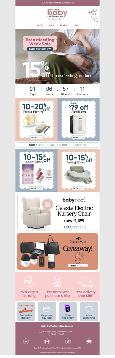 Breastfeeding Sale ends tomorrow 🤱