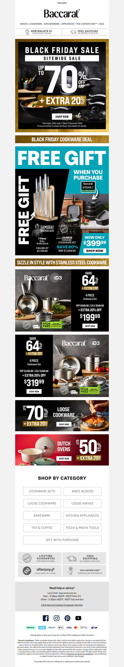 Black Friday Red Hot Cookware Deals! 🔥