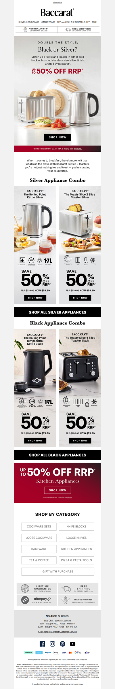 Style that shines — black & silver perfection