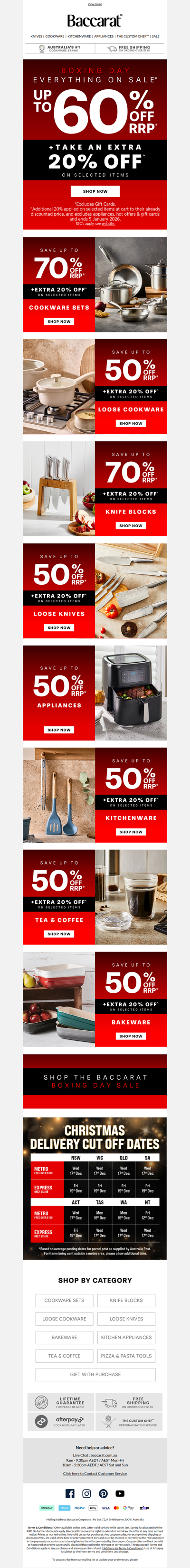 Boxing Day - Big Sitewide Savings