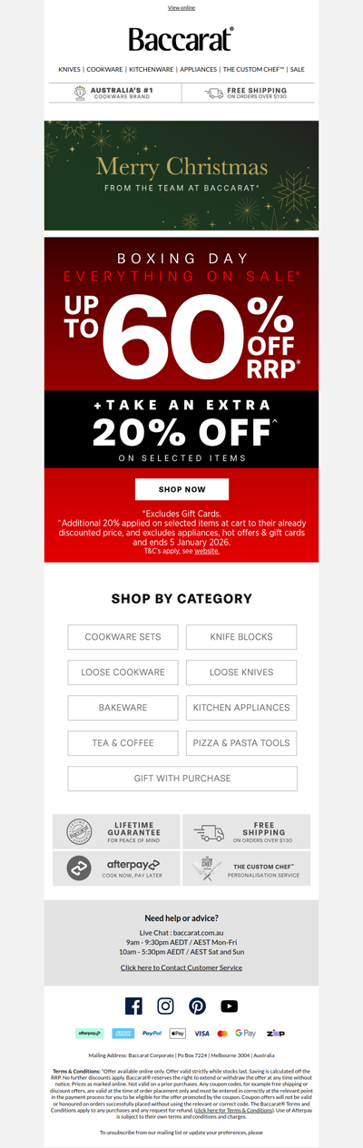 Christmas Gifts from Baccarat 🎁