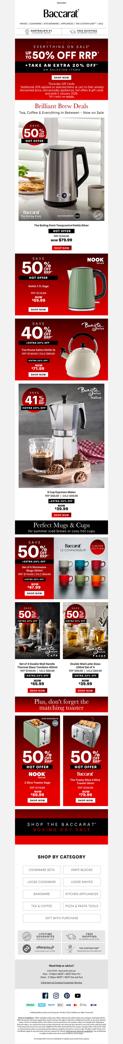 Brilliant Brew Deals - Boxing Day Sale