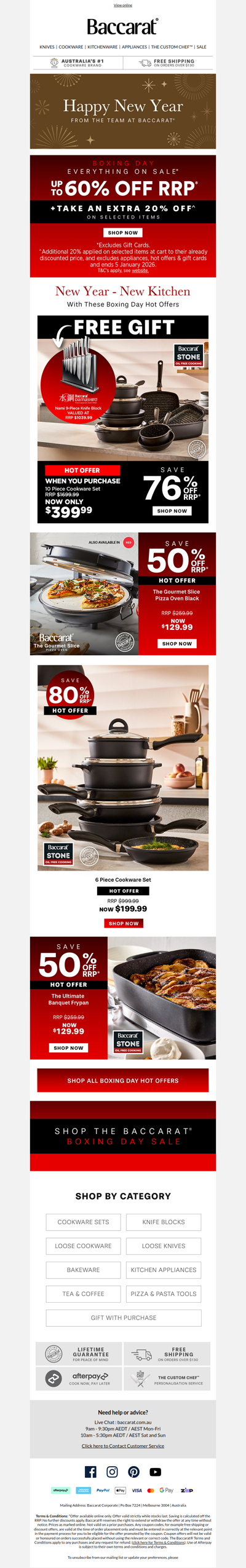 New Year, New Kitchen - Boxing Day Sale