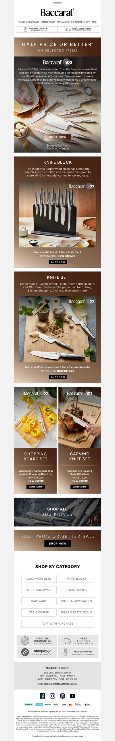 Kitchen Knives Crafted from the finest Steel