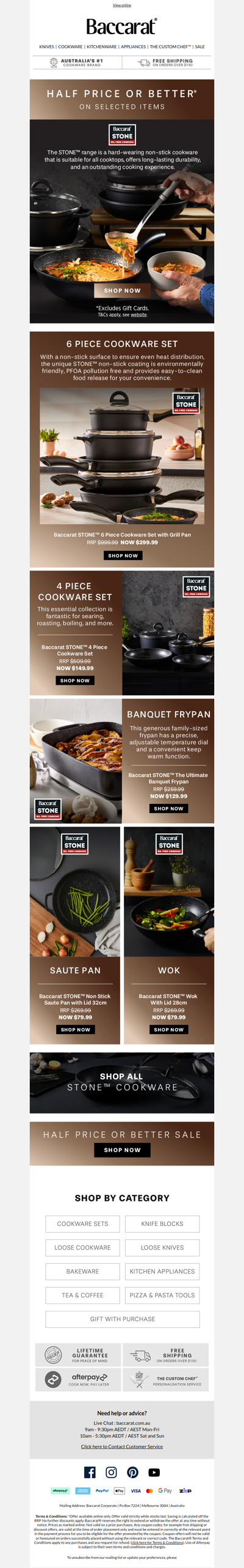 Award Winning Cookware - Half Price or Better