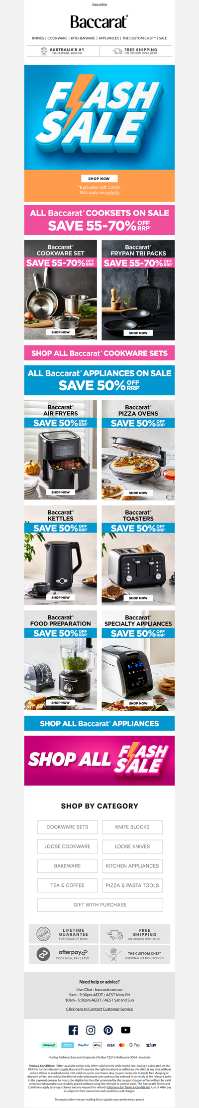 Flash Sale⚡Cookware Sets & Appliances!