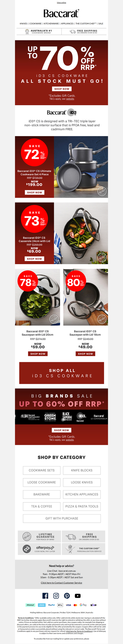 iD3 CS Cookware🚨All Stock Must go!