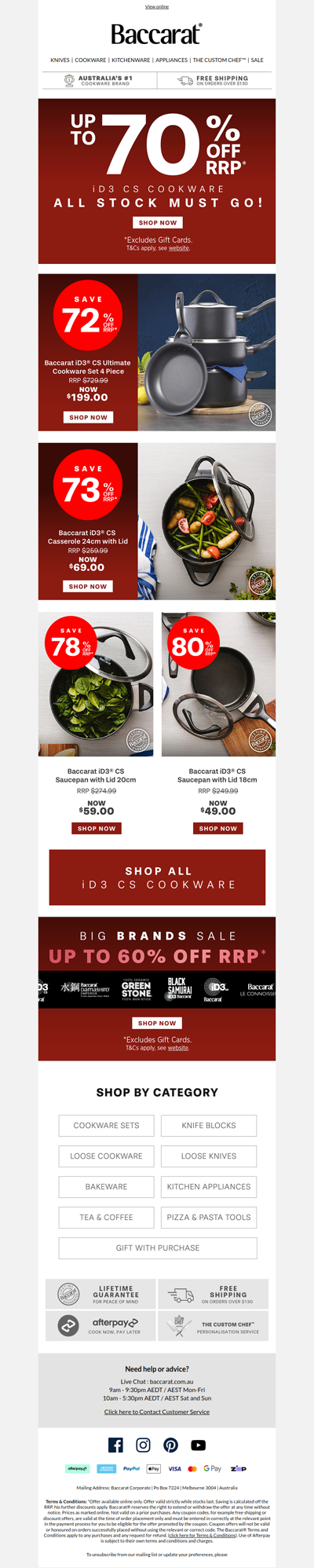 Final Markdowns - iD3 CS Cookware🚨