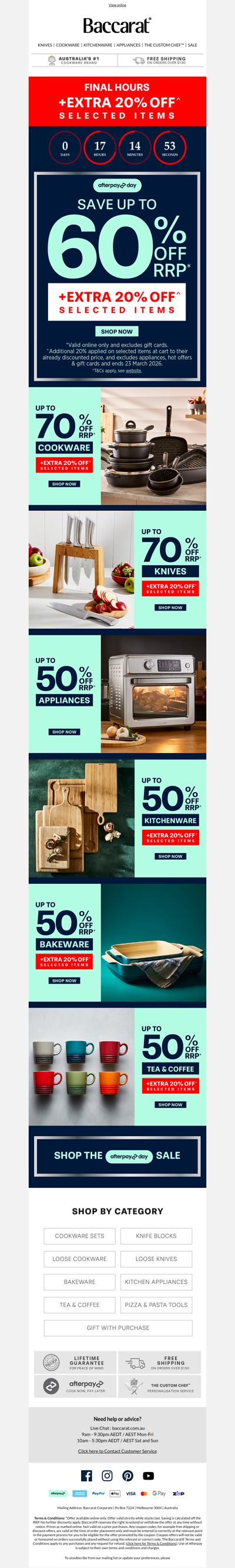 Extra 20% off - Final Hours!⌛