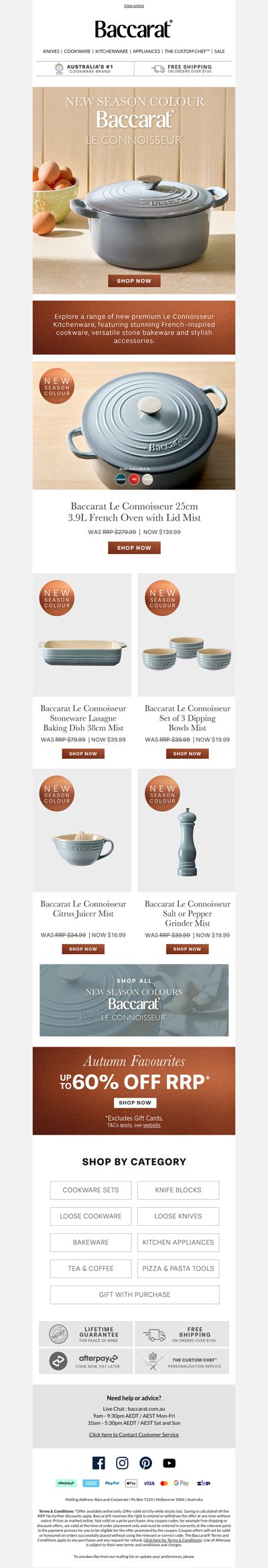 New season colours - Le Connoisseur