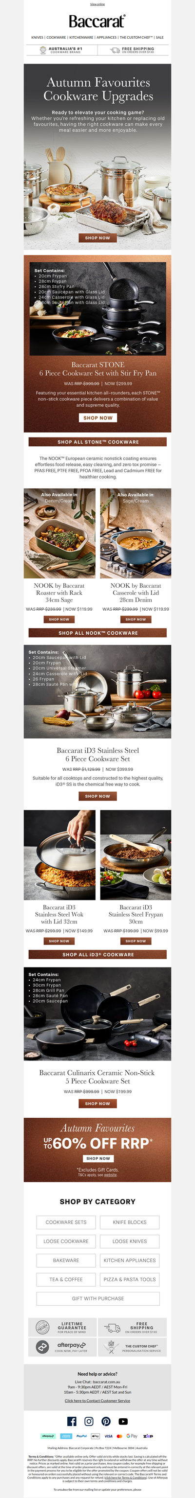 Autumn meals with the right cookware