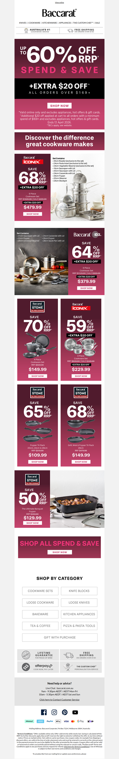 Exceptional cookware savings 🍳