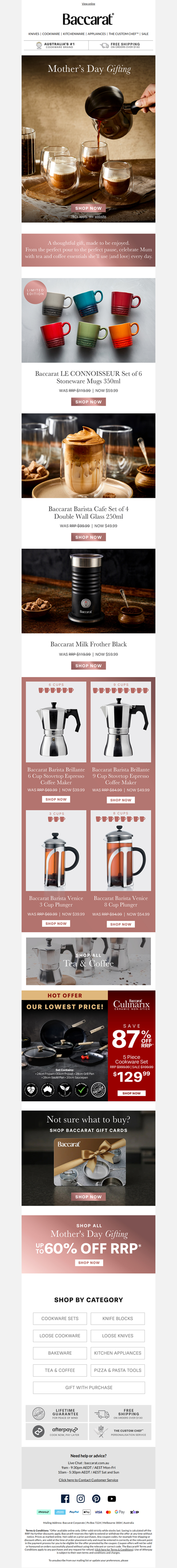 Tea and coffee essentials for Mum
