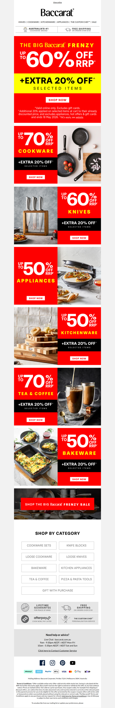 BIG Frenzy Sale🚨Up to 60% Off rrp Starts NOW!