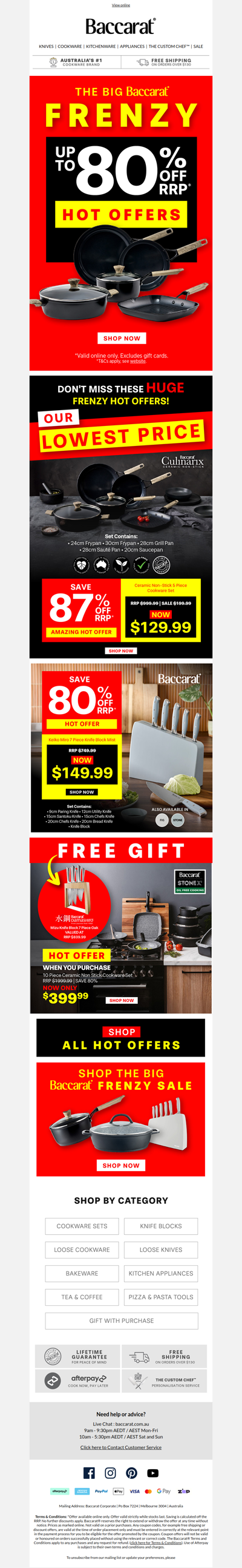 5 Piece Ceramic Cookware Set - NOW $129.99