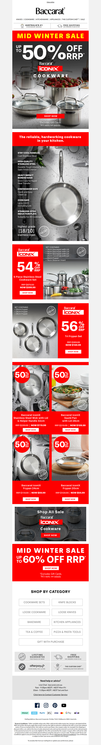 Up to 50% Off Stainless Steel Cookware