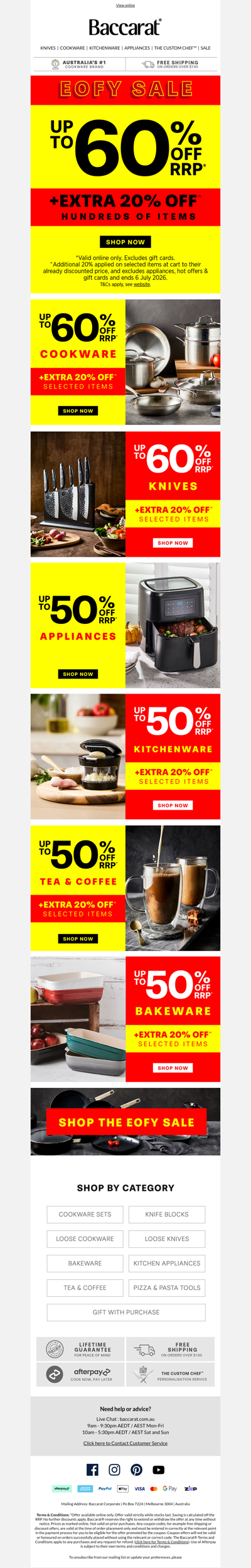 EOFY Sale🚨Up to 60% OFF RRP Starts NOW!