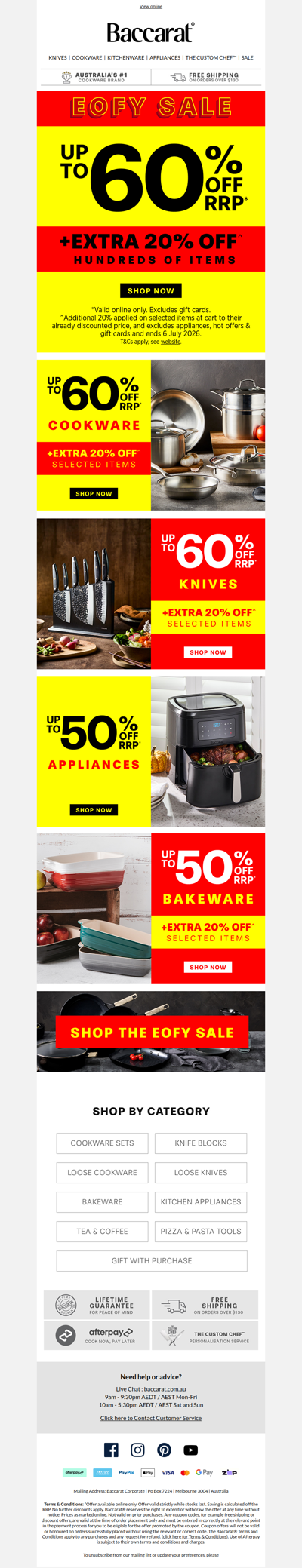 Up to 60% OFF RRP + EXTRA 20% OFF Hundreds of items!
