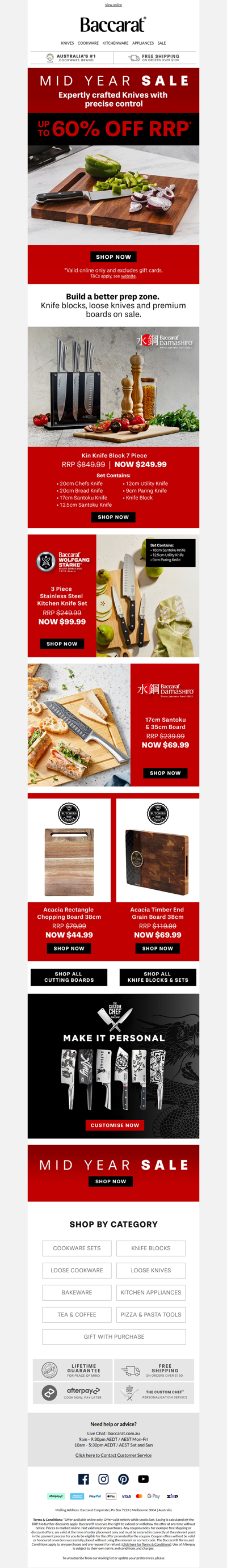 Sharp Savings🔪Knives up to 60% OFF RRP