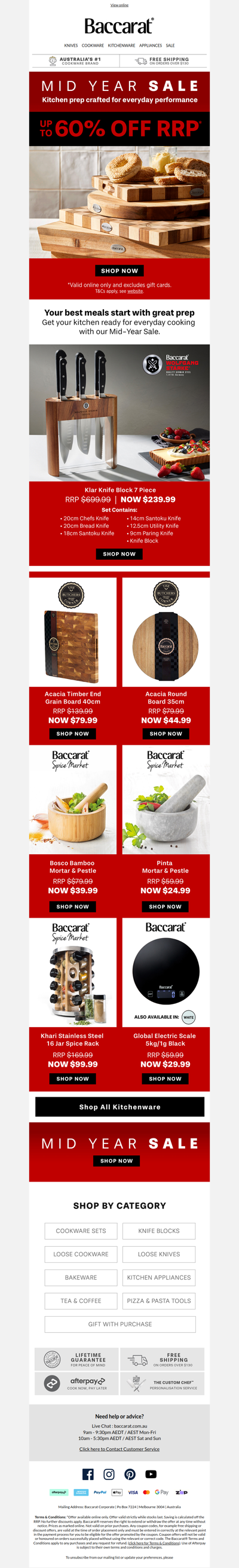 Mid Year Sale - Up to 60% OFF rrp