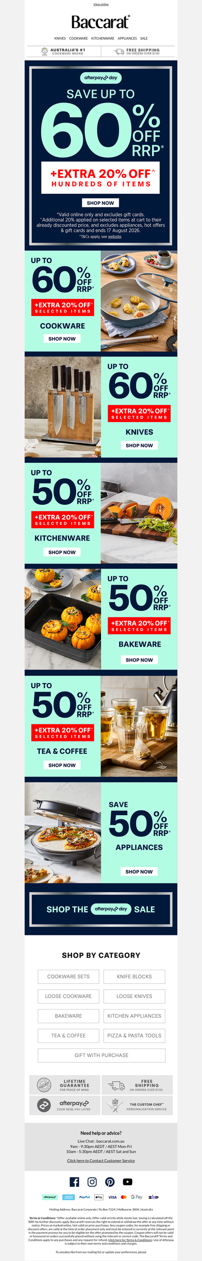 Sale starts NOW - Up to 60% OFF RRP🚨