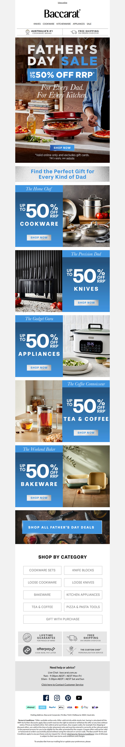 Dad’s Gift? Sorted. Save Up to 50% Off* RRP