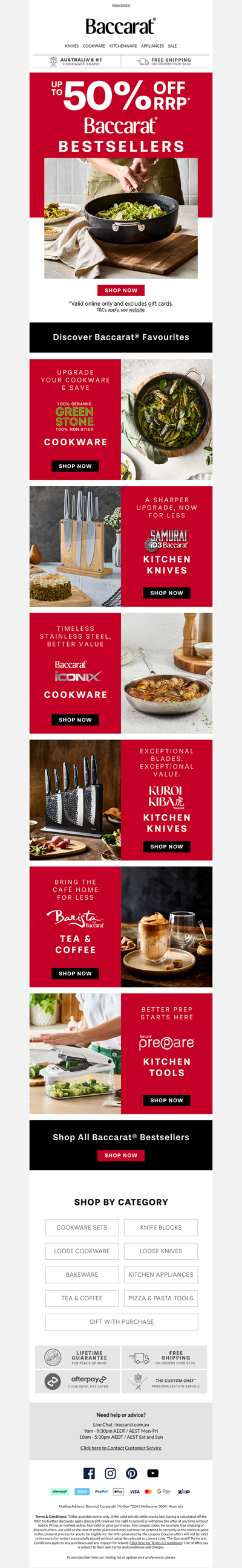 The Best of Baccarat® | Up to 50% OFF RRP*