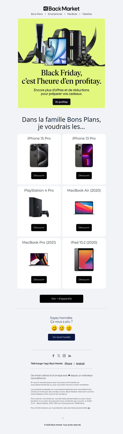 Black Friday, c'est l'heure d'en profitay.