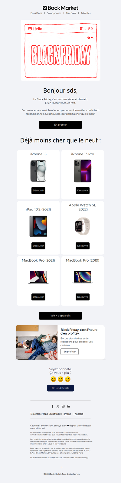 J-1 avant Black Friday, sds.