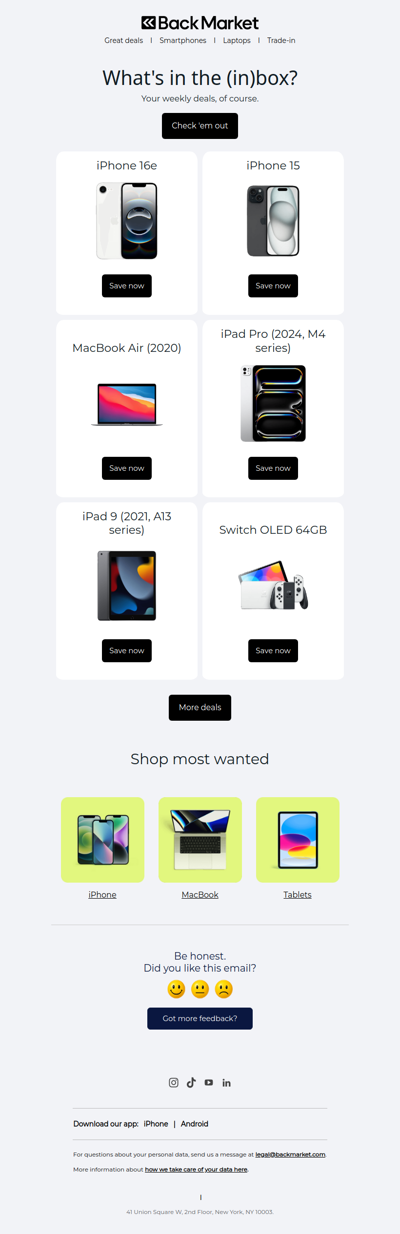 This week's deals just dropped