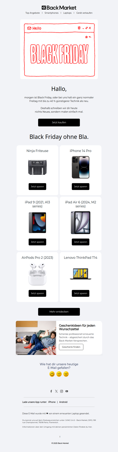 🥁 Nichts Neues zum Black Friday