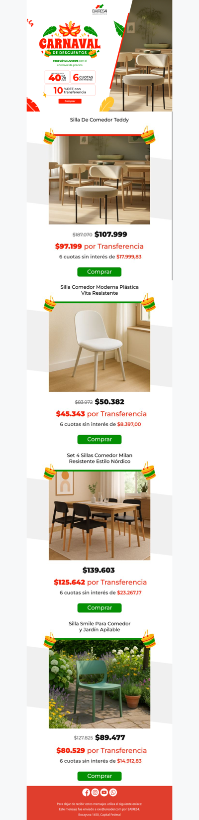 🏠 El Carnaval de Precios llegó a tu hogar