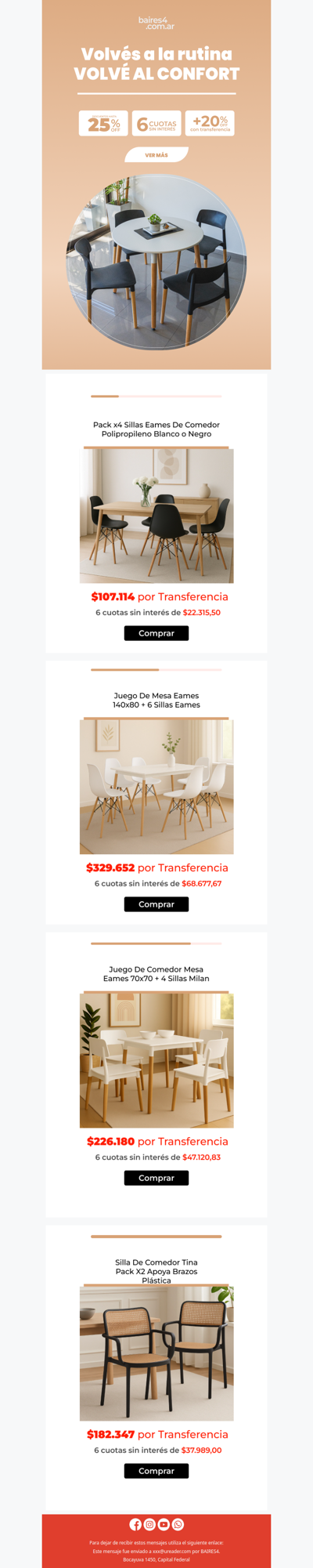 Volvé al confort 💆