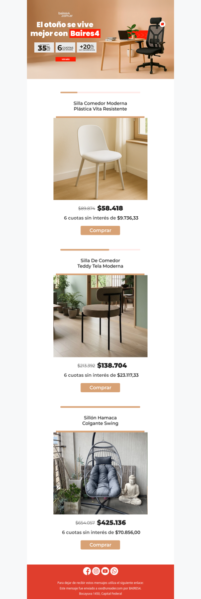 Llegó el Otoño a tu Hogar🏠 Hasta 35% Off