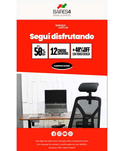 da seguí disfrutando Hasta 50% OFF + HASTA 12CSI! 🤩