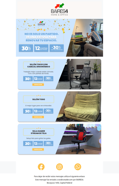 No te lo pierdas! Disfrutá hasta 12 cuotas sin interés ⚽⭐