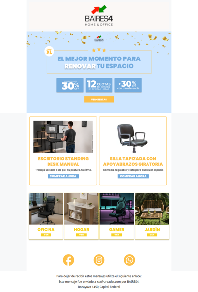 Renová tus espacios🤩Hasta 12 cuotas sin interés
