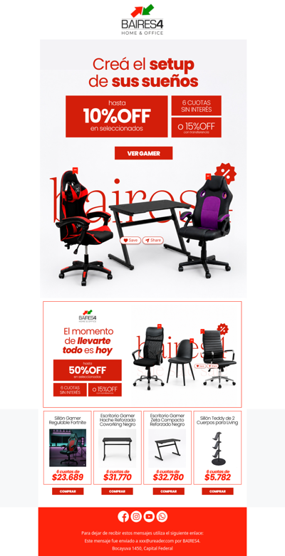 Creá el Setup de tus sueños🎮 hasta 10%OFF + 6 cuotas sin interés