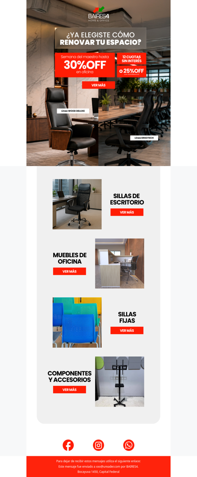 Semana del Maestro! ⚡ 30% OFF en Oficina + 12CSI