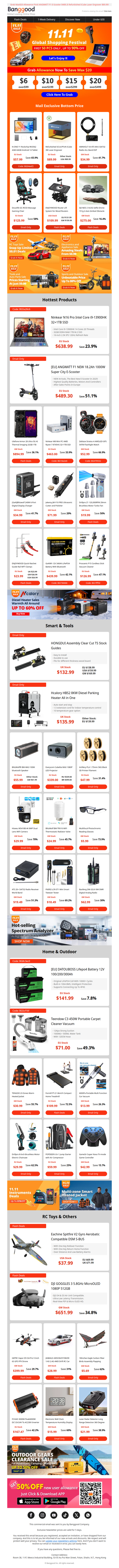 [ 11.11 Sale Start Now!🔥 ] 2025 Bottom Price Only For First 50Pcs! N-One Y1 Tablet Only $57.99! I9-13900HK 32+1T Laptop Only $638.99!