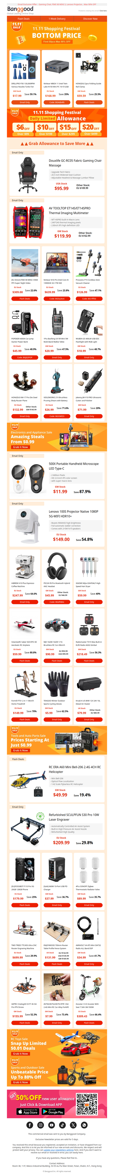 💥 [First 50pcs Grab the Bottom Price] $17.99 130,000RPM Turbo Fan, $11.99 500X Microscope 💥