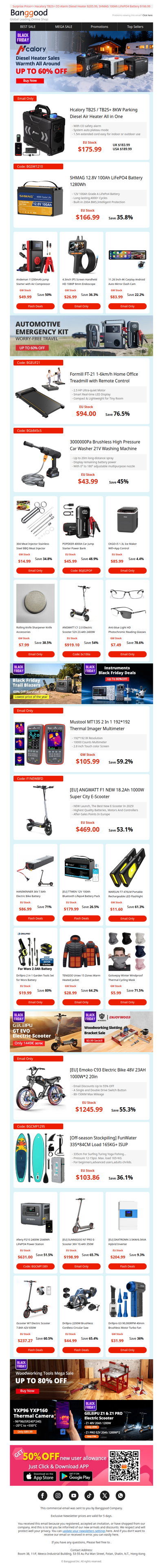 [Outdoor Sale!] Enjoy Black Friday Price Now! Up to 70% Off For Diesel Heaters, Shop Now>>