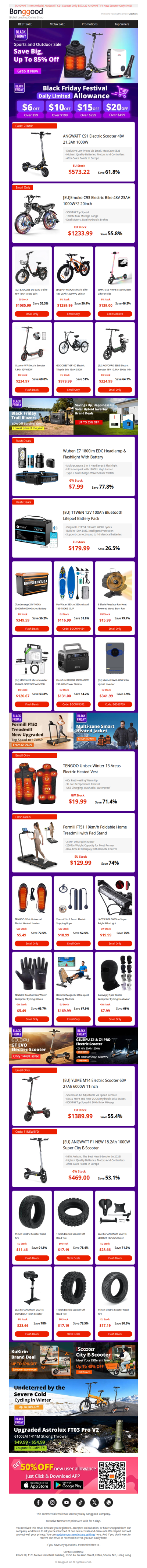 [Hit The Bottom Price!] 48H & 20Pcs Only! 1800lm Headlamp Only $7.99! 230.4Wh Power Station $131! More Inside>>