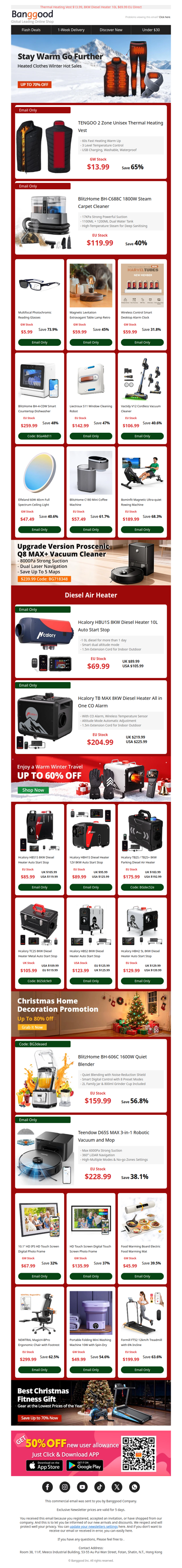 1542 people are viewing 🧐. Home Appliance Christmas Sale Hurry Up!