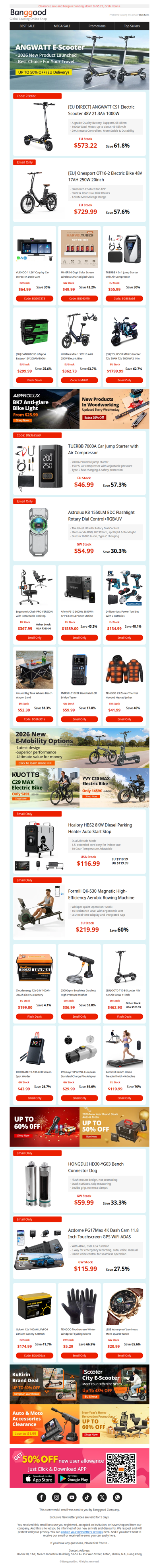 [ANGWATT Brand Deals! Save Up $1000!] ANGWATT CS1 1000w Electric Scooter $573.22! Buy Now! >>