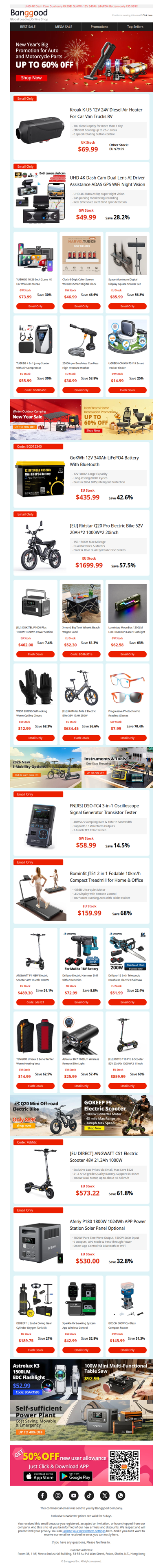 【Outdoor + Auto Parts】Big Sale! KROAK 8KW K-U5 12V 24V Diesel Air Heater Thermostat With dapterOnly $79.99!Shop Now>>