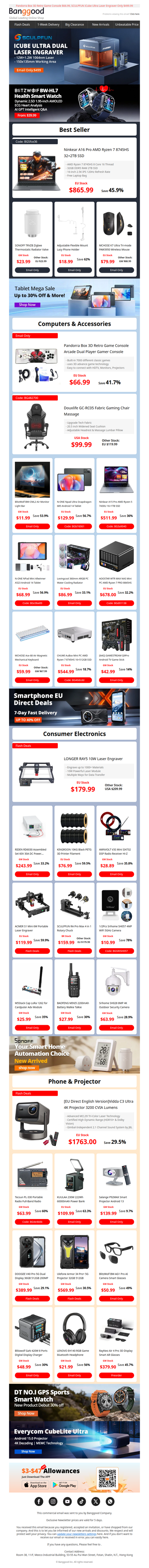 [Exclusive Smart Device] BlitzWolf HL7 Smart Watch From $39.99; Smarphone&Tablet PC Deals UP to 40% OFF >>