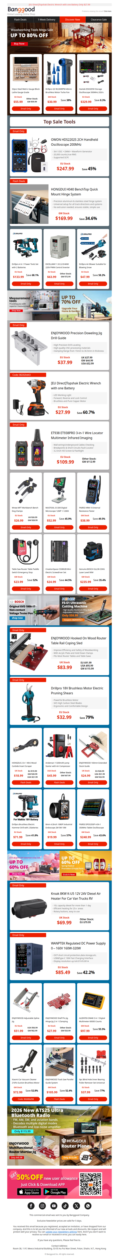 [Time Limited Woodworking Tools Sale Max 80% OFF] OWON HDS2202S 2CH Handheld Oscilloscope Only $247.99,Shop Now>>