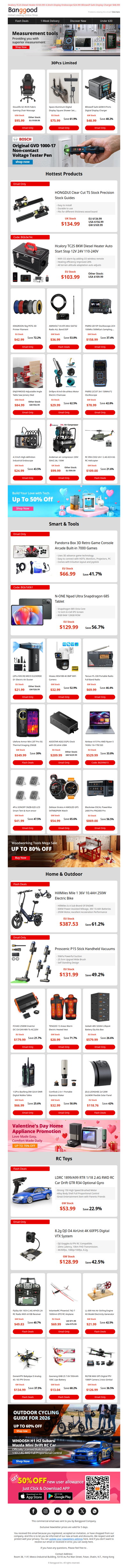 30Pcs Limited! Douxlife Fabric Gaming Chair $95.99! Aluminum Display Shower Set $75.99! Hurry Up!