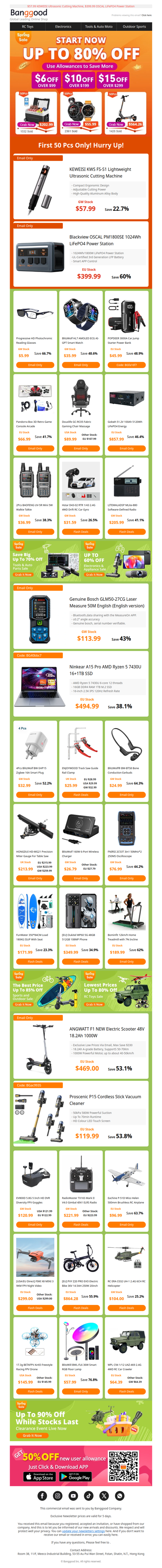 💥[Spring Sale Start Now] Bottom Price= Total $55 Allowances+ Up to 80% OFF! First 50Pcs Only >>